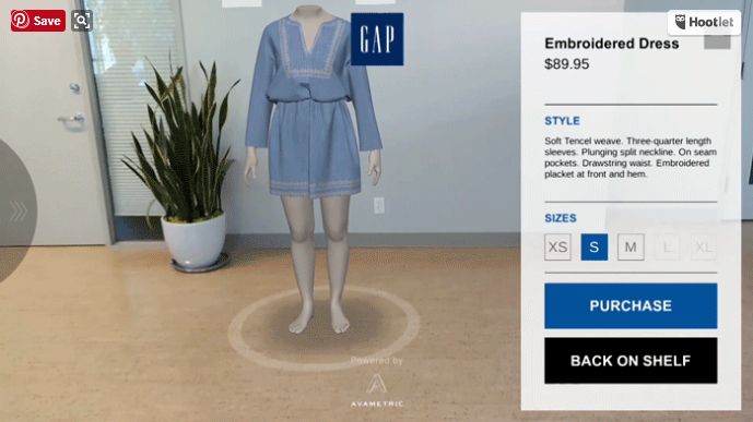 GAP augmented reality