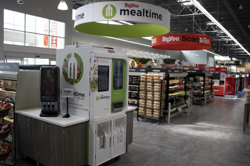 a truck on display in a store