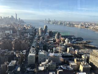 High over Hudson Yards from SAP offices, the host of Retail ROI SuperSaturday.