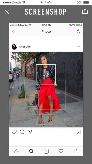 ScreenShop features patent-pending technology that instantly scans screenshots taken from any app or website on your phone, converting them to similar, shoppable items at a variety of price points.