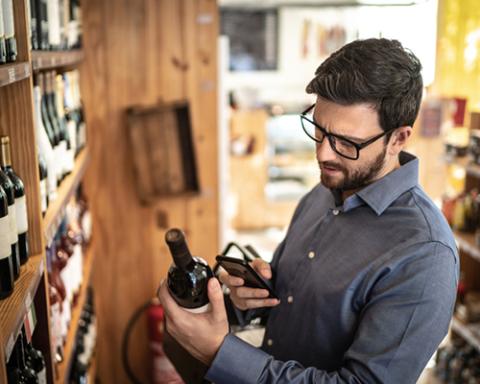 a man talking on a cell phone