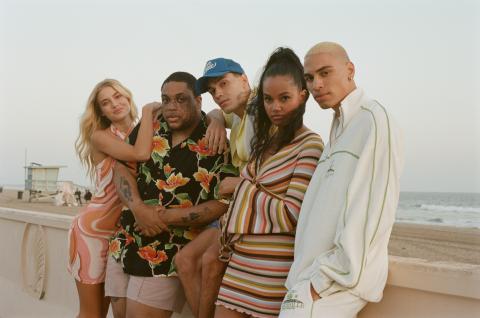 a group of people posing for the camera
