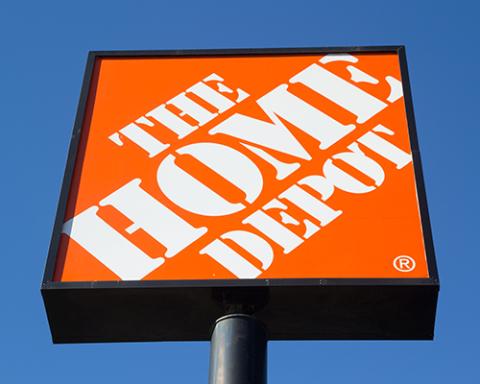 The Home Depot operates 2,300 stores across the U.S. Editorial credit: Rob Wilson / Shutterstock.com