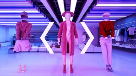 Augmented reality representation, avatar for trying on clothes