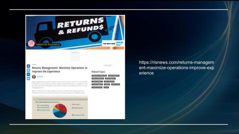 Webinar Slide: RIS Returns Management Survey