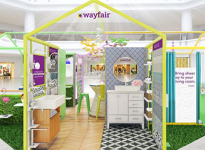 Wayfair pop up shop