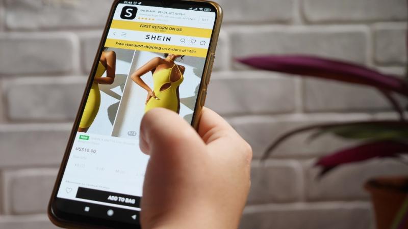 shein mobile app interior