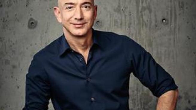 Jeff Bezos posing for the camera