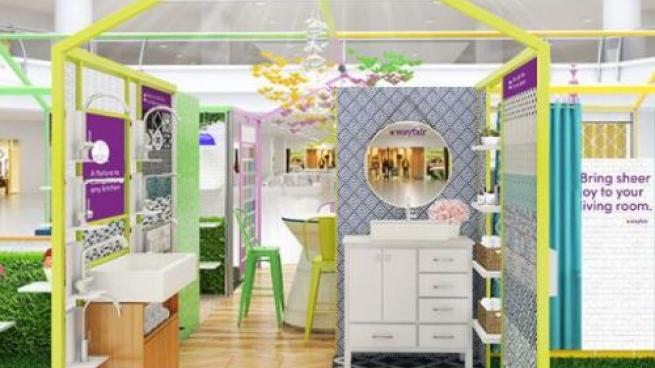 a kitchen with a dining table