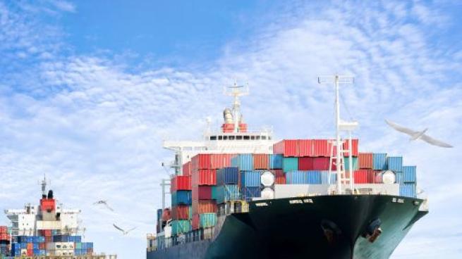 a large ship in a body of water