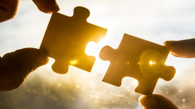 Two puzzle pieces