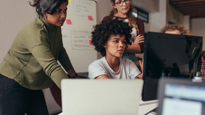 women at work
