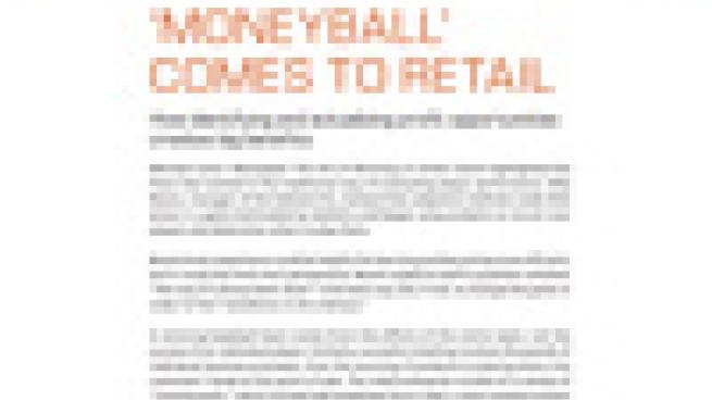 Moneyball theory in business image